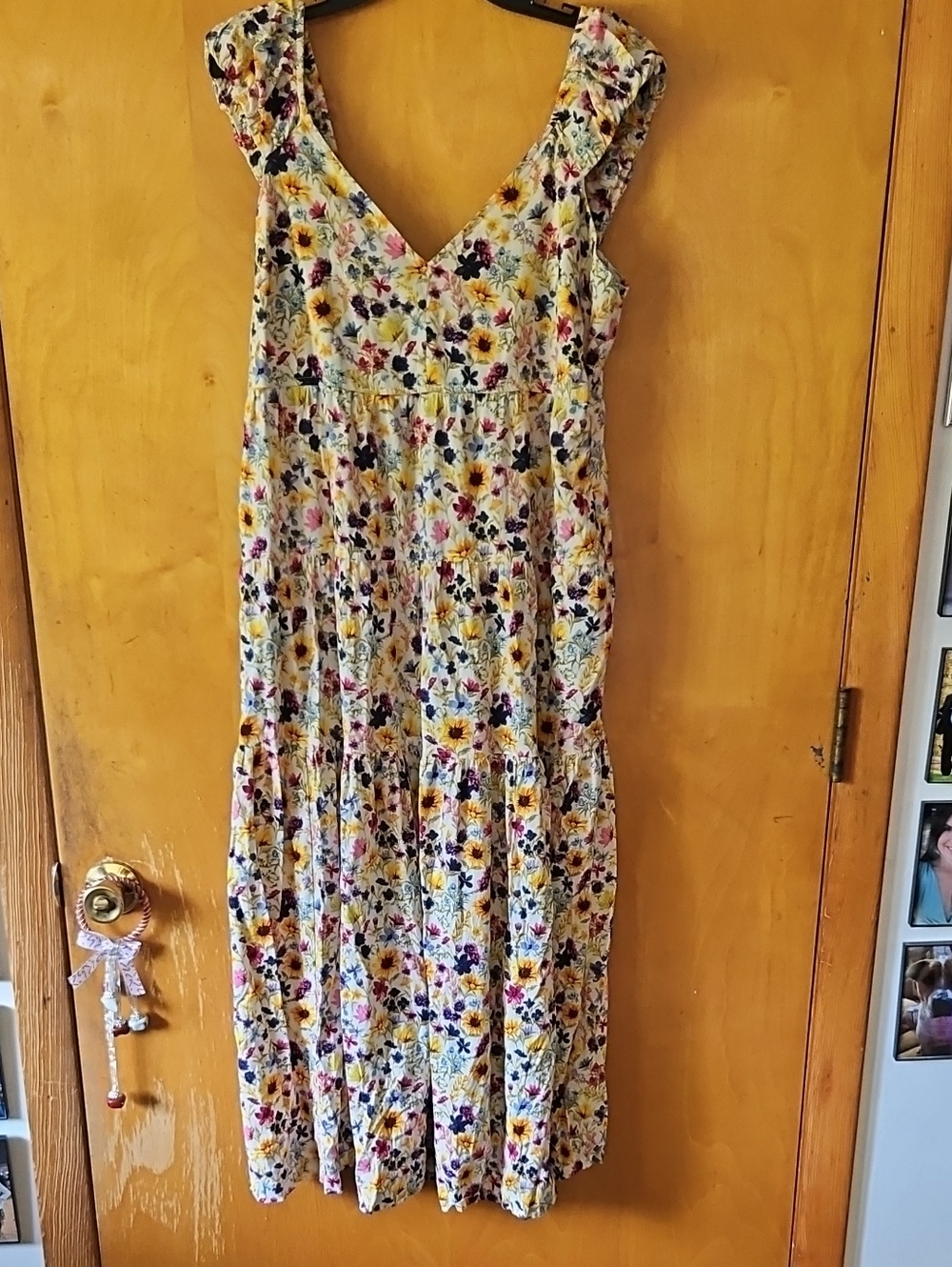 Old Navy Tiered Fit&Flare Maxi Dress💐